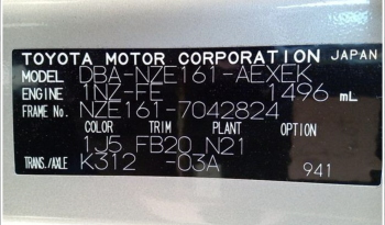 
										2013 TOYOTA COROLLA AXIO DBA-NZE161 1.5G full									